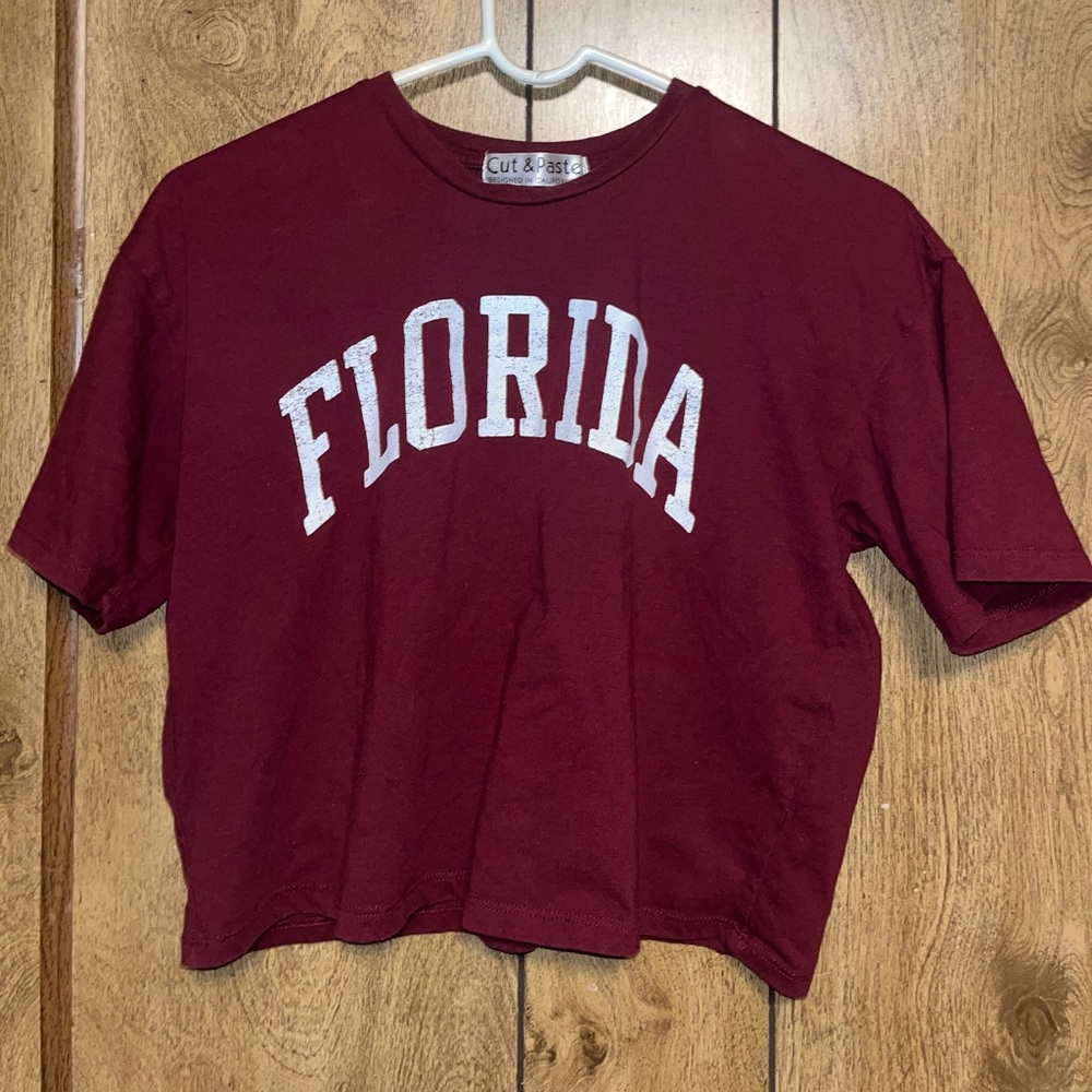 Maroon cropped Florida T
